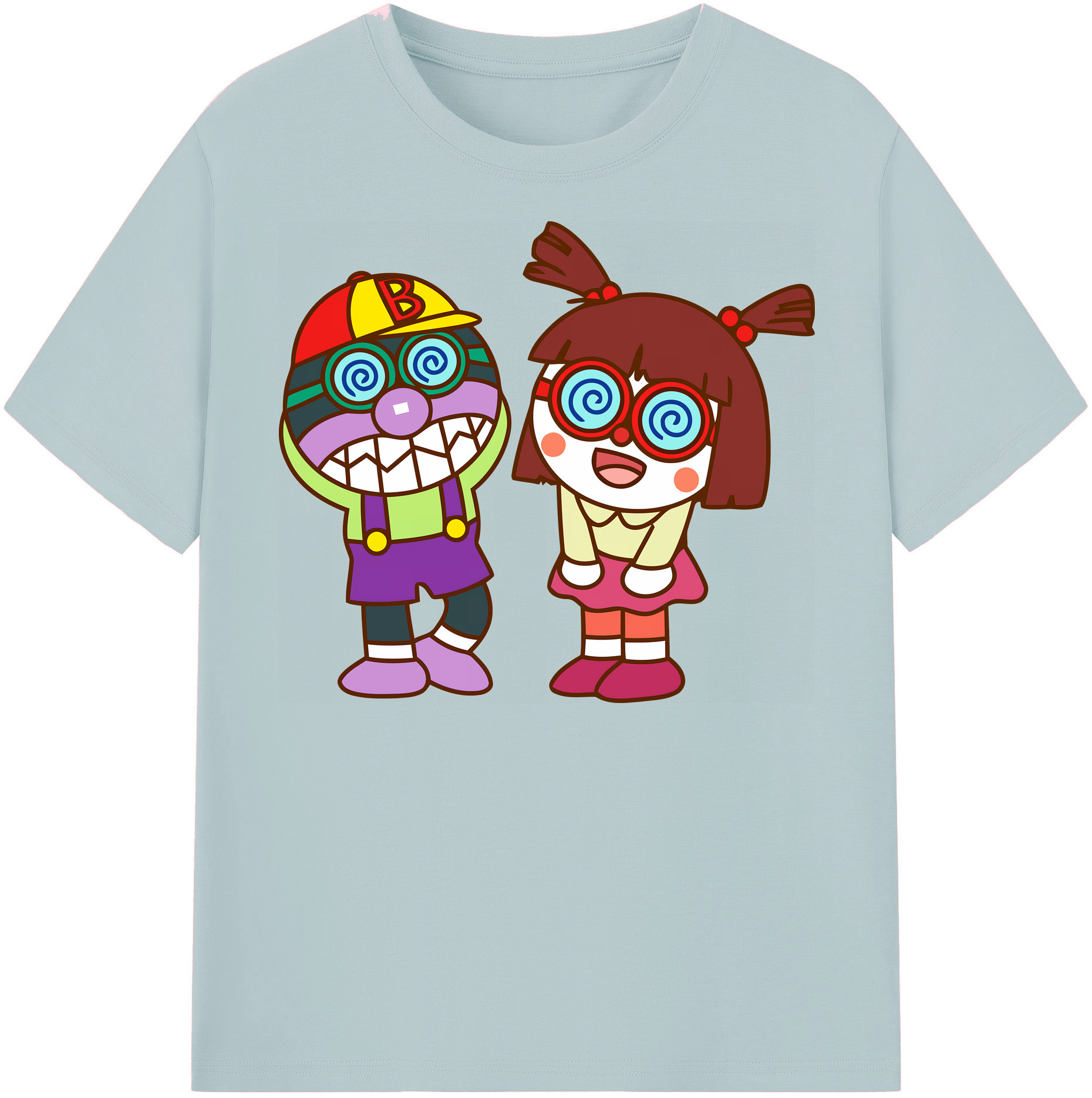 （画像用） アンパンマン Anpanman 綿100％半袖Tシャツ（フロントプリント）